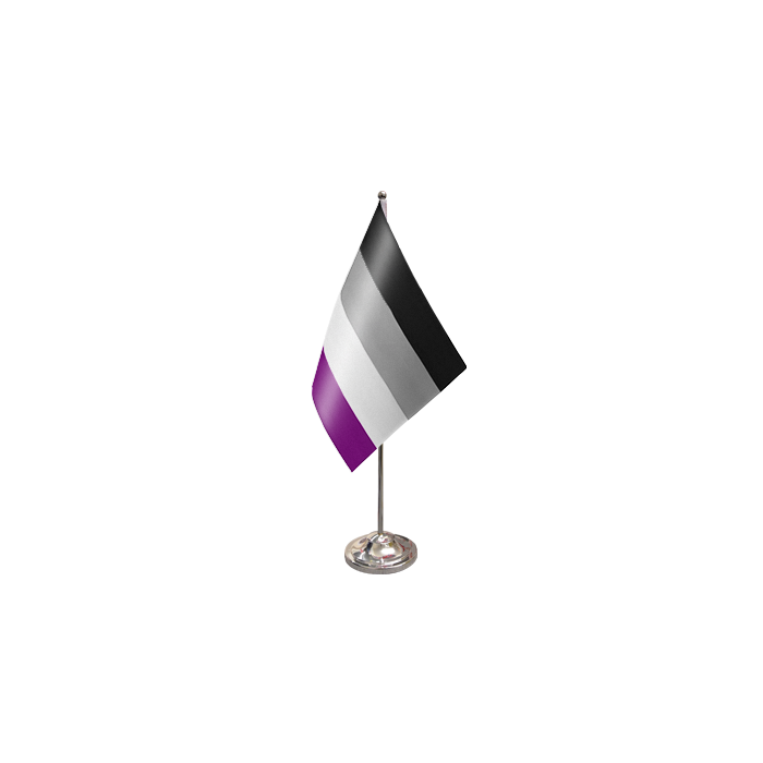 Asexual Satin Table Flag (2)