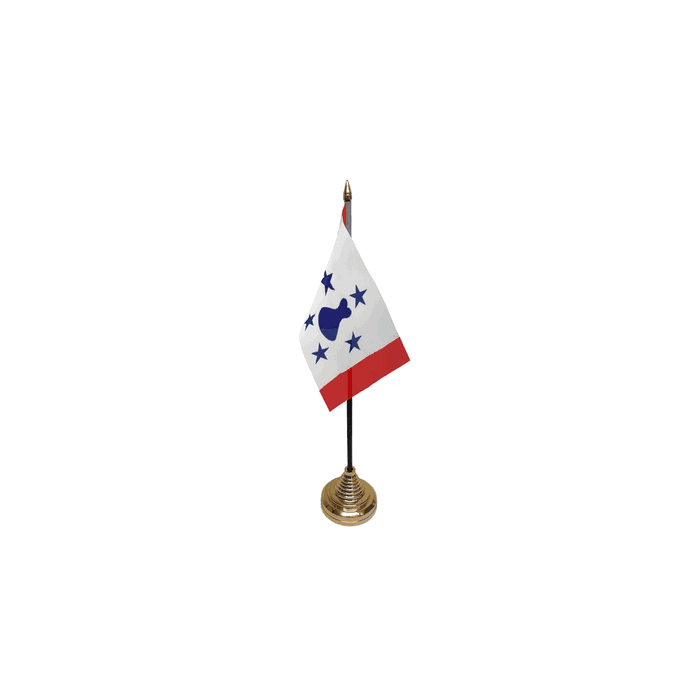 Austral Islands Small Table Flag – 6x4in (15 x 10 cm)