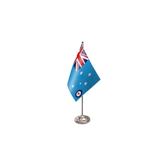 Australia RAF Ensign Satin Table Flag – 9x6in (22.5 x 15 cm)