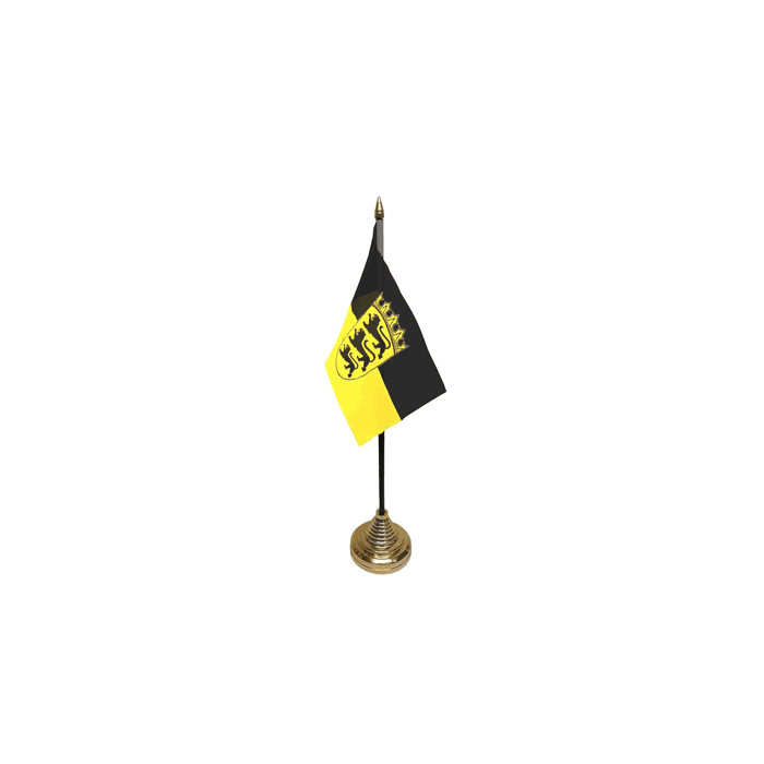 Baden-Wurttemberg Small Table Flag – 6x4in (15 x 10 cm)