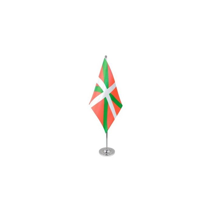Basque Satin Table Flag – 9x6in (22.5 x 15 cm)