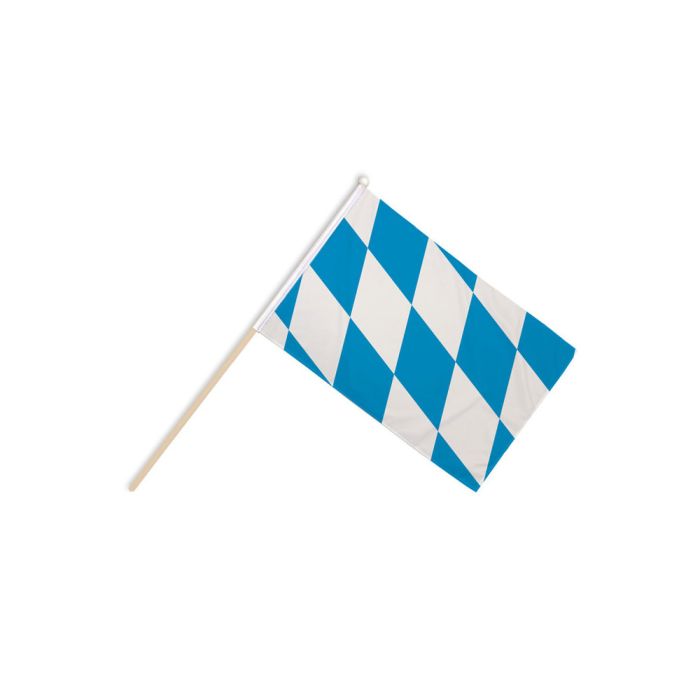 Bavaria no Crest Hand Flags