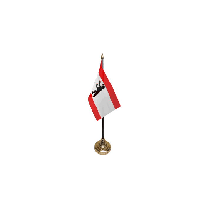 Berlin Table Flag – 6x4in (15 x 10 cm)