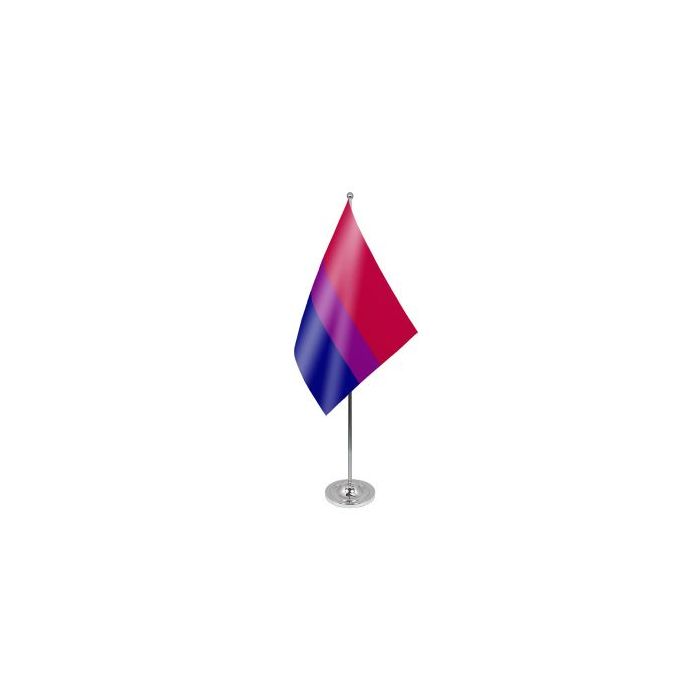 Bi-Pride Satin Table Flag (2)