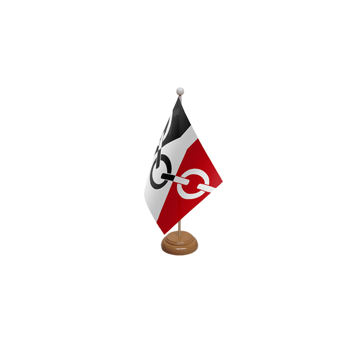 Black Country Large Wooden Table Flag – 18x12in (45 x 30 cm)
