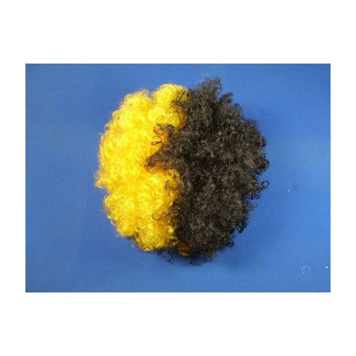 Black and Yellow Wig