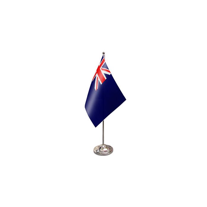 Blue Ensign Satin Table Flag – 9x6in (22.5 x 15 cm)
