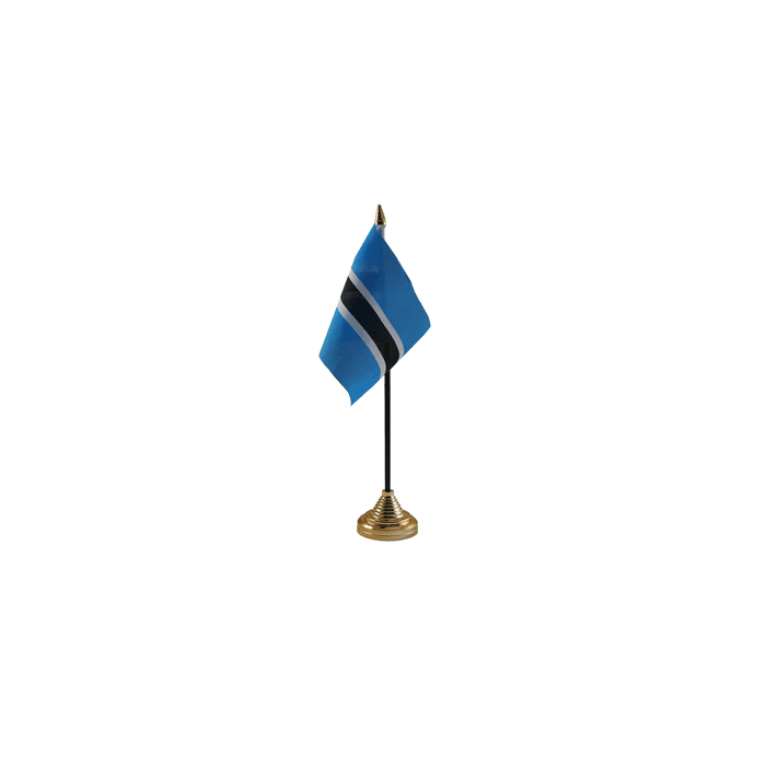 Botswana Table Flag – 6x4in (15 x 10 cm)