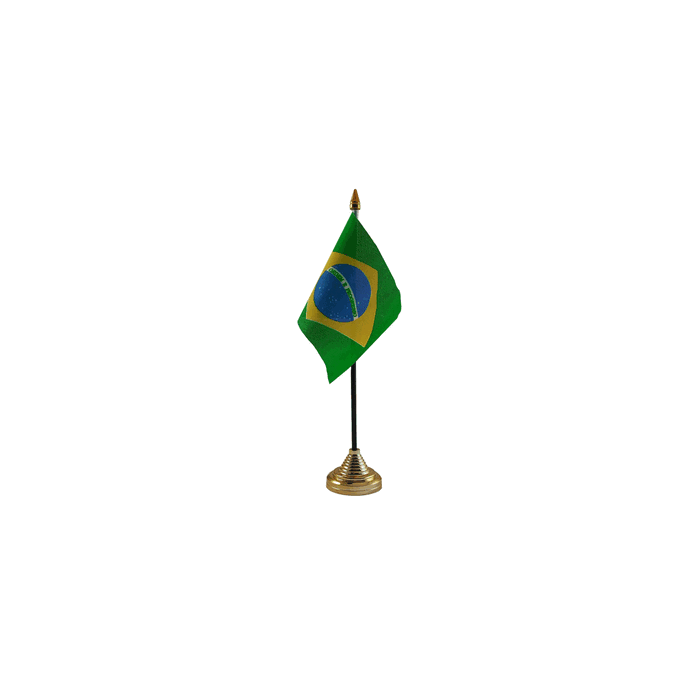 Brazil Table Flag – 6x4in (15 x 10 cm)