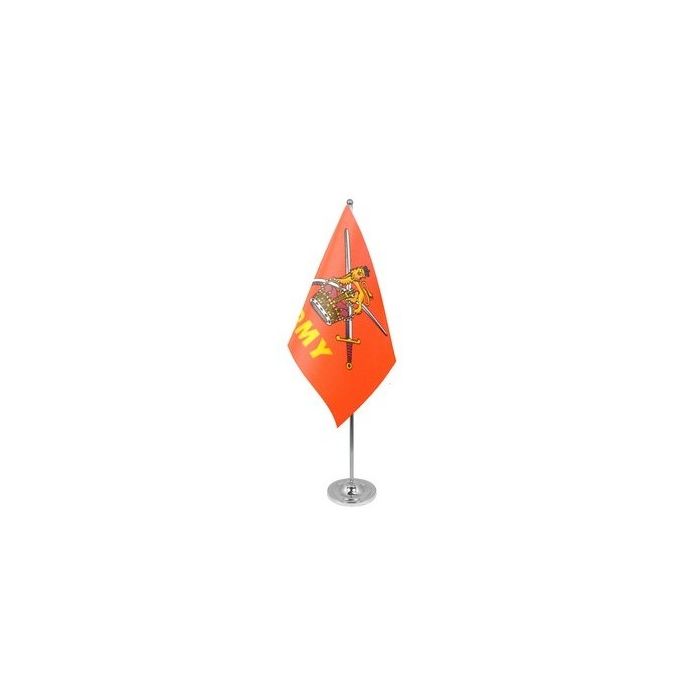 British Army Satin Table Flag – 9x6in (22.5 x 15 cm)
