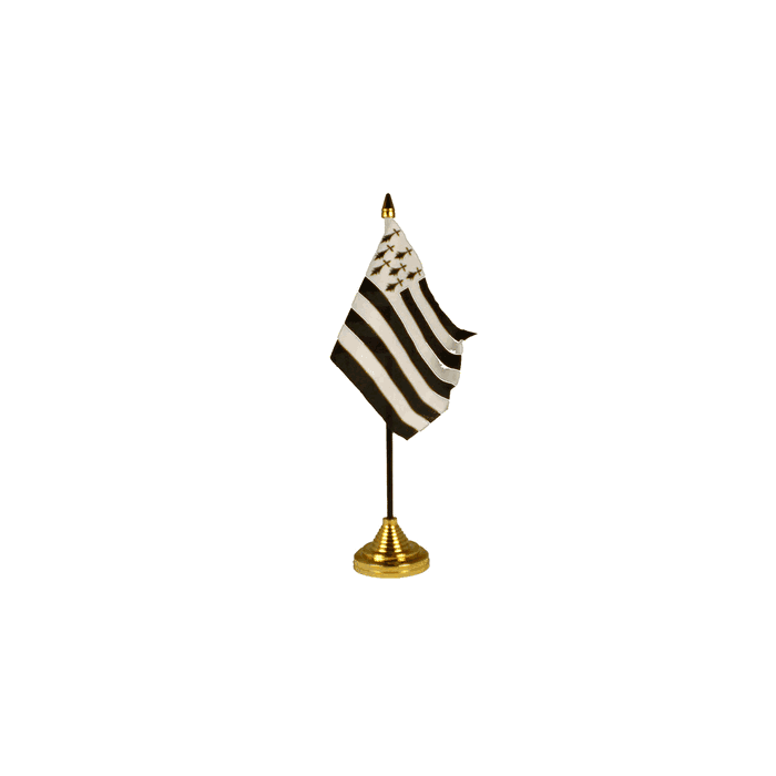 Brittany Table Flag – 6x4in (15 x 10 cm)