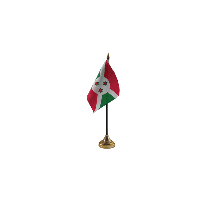 Burundi Table Flag – 6x4in (15 x 10 cm)