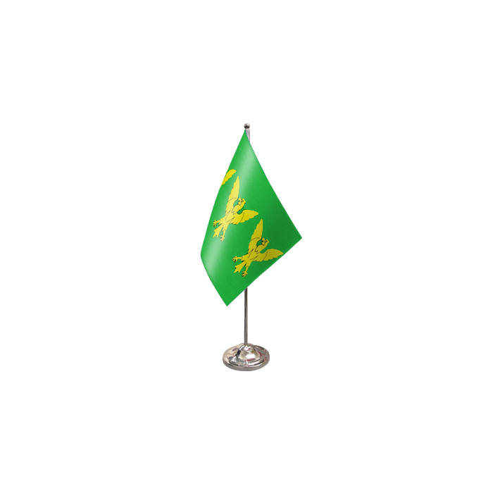 Caernarfonshire Satin Table Flag – 9x6in (22.5 x 15 cm)