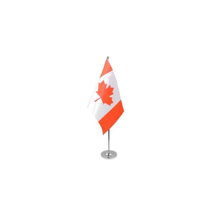 Canada Satin Table Flag – 9x6in (22.5 x 15 cm)