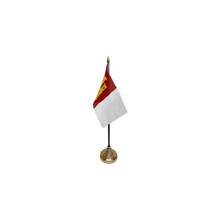 Castilla-La Mancha Small Table Flag – 6x4in (15 x 10 cm)
