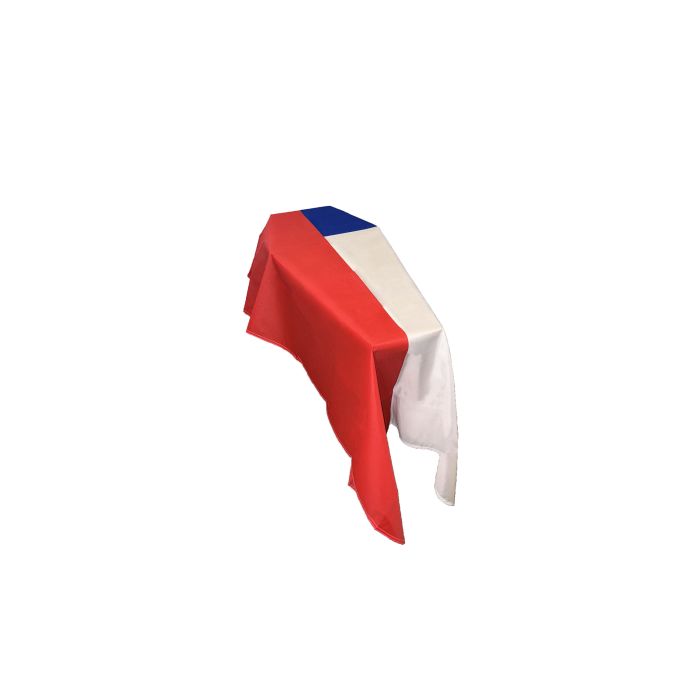 Chile Coffin Drape Flag