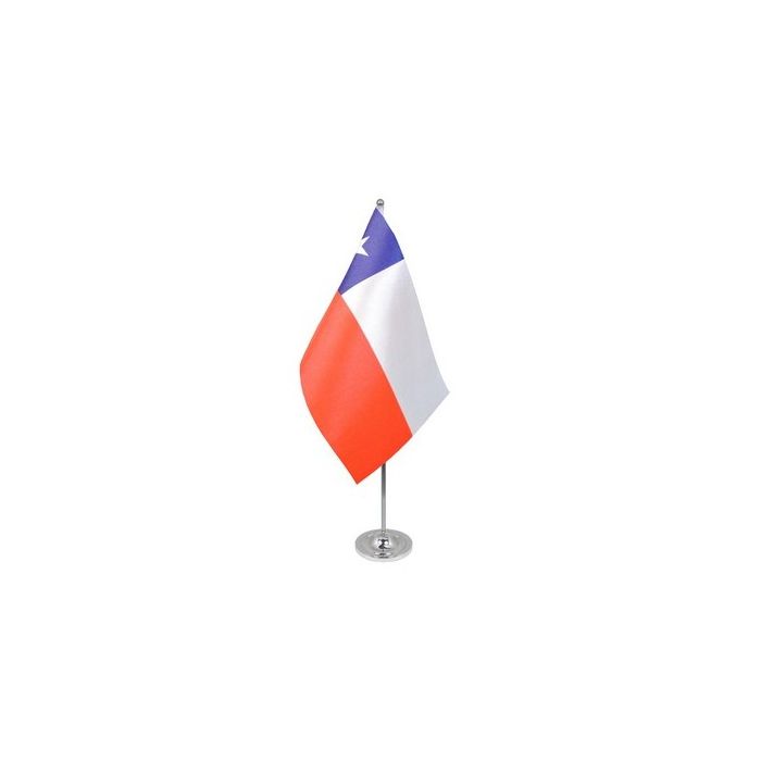 Chile Satin Table Flag – 9x6in (22.5 x 15 cm)