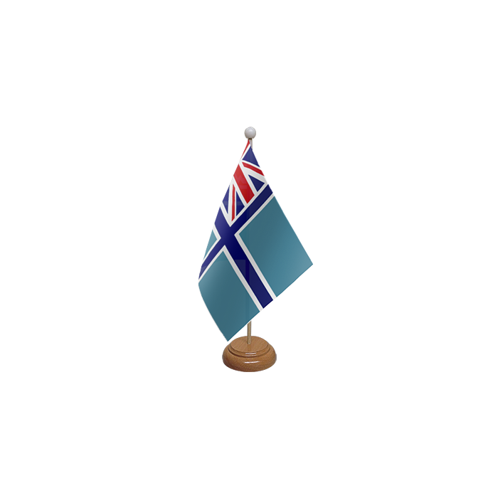 Civil Air Ensign Wooden Table Flag – 9x6in (22.5 x 15 cm)