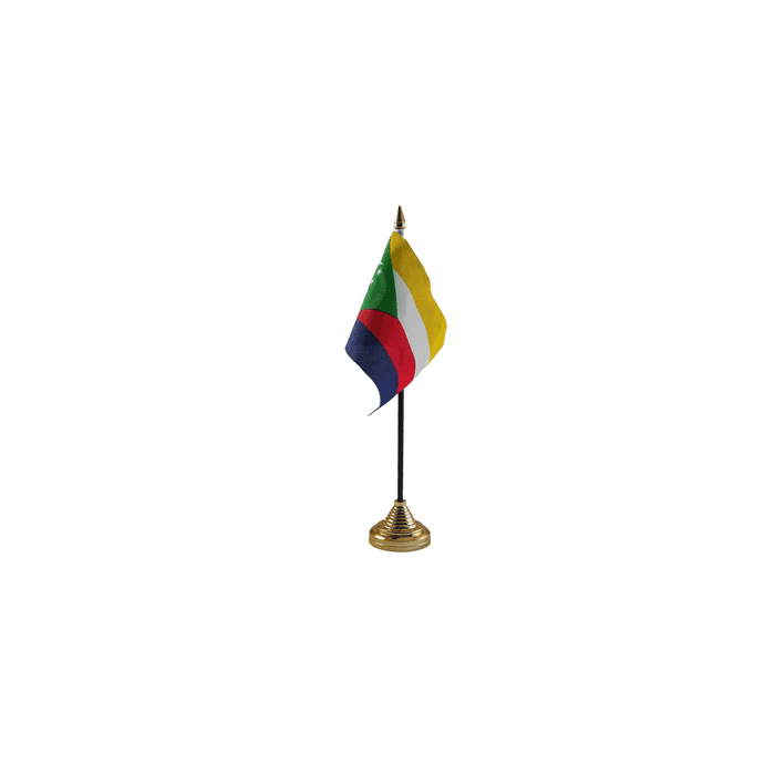 Comoros Table Flag – 6x4in (15 x 10 cm)