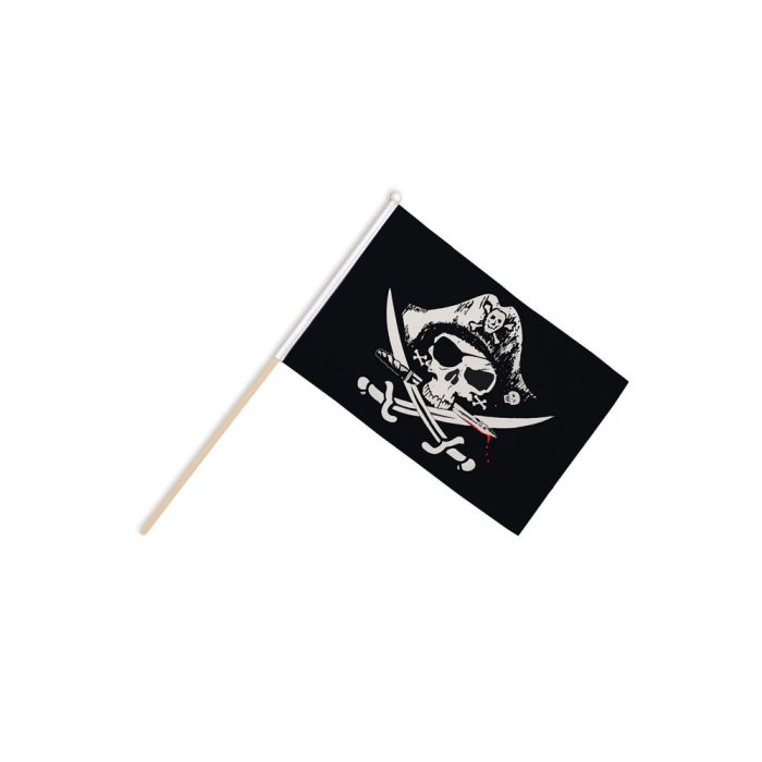 Crossed Sabres Hand Flags