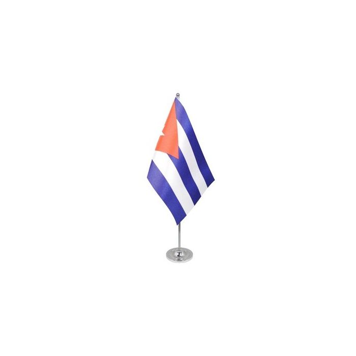 Cuba Satin Table Flag – 9x6in (22.5 x 15 cm)