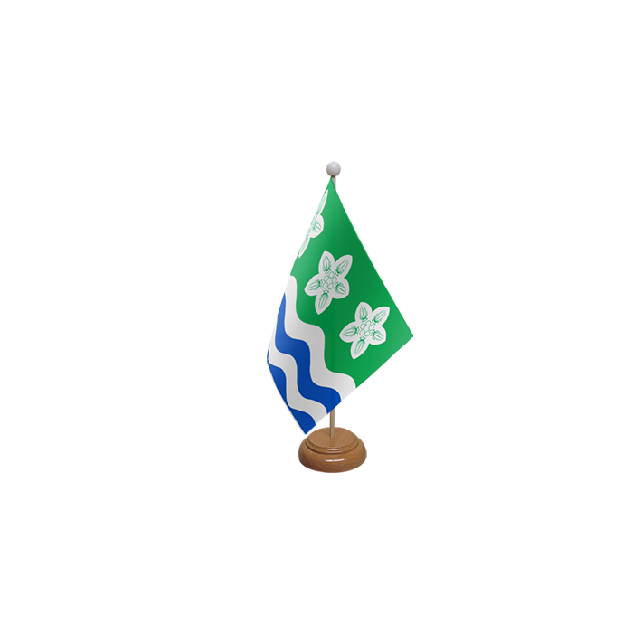 Cumberland Wooden Table Flag – 9x6in (22.5 x 15 cm)