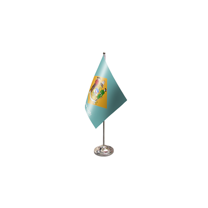 Delaware Satin Table Flag – 9x6in (22.5 x 15 cm)