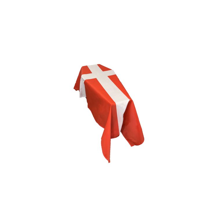 Denmark Coffin Drape Flag