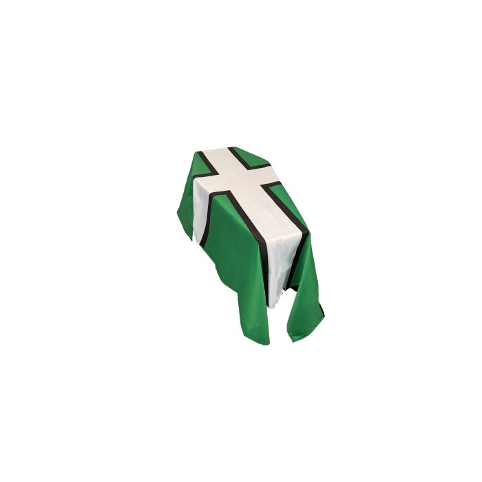 Devon Coffin Drape Flag
