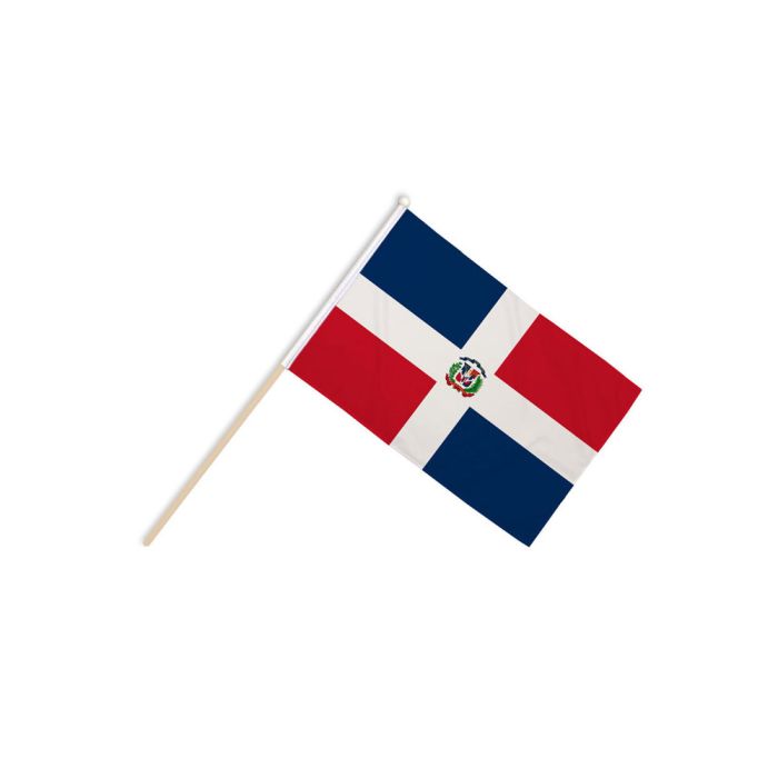 Dominican Republic Hand Flags