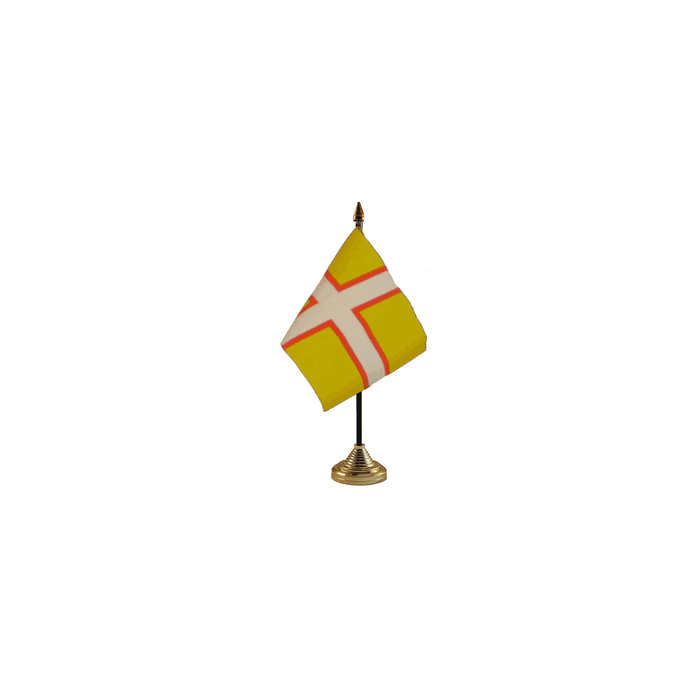 Dorset New Table Flag – 6x4in (15 x 10 cm)
