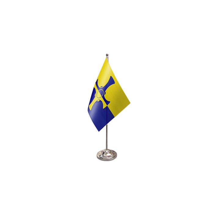 Durham (County) New Satin Table Flag – 9x6in (22.5 x 15 cm)