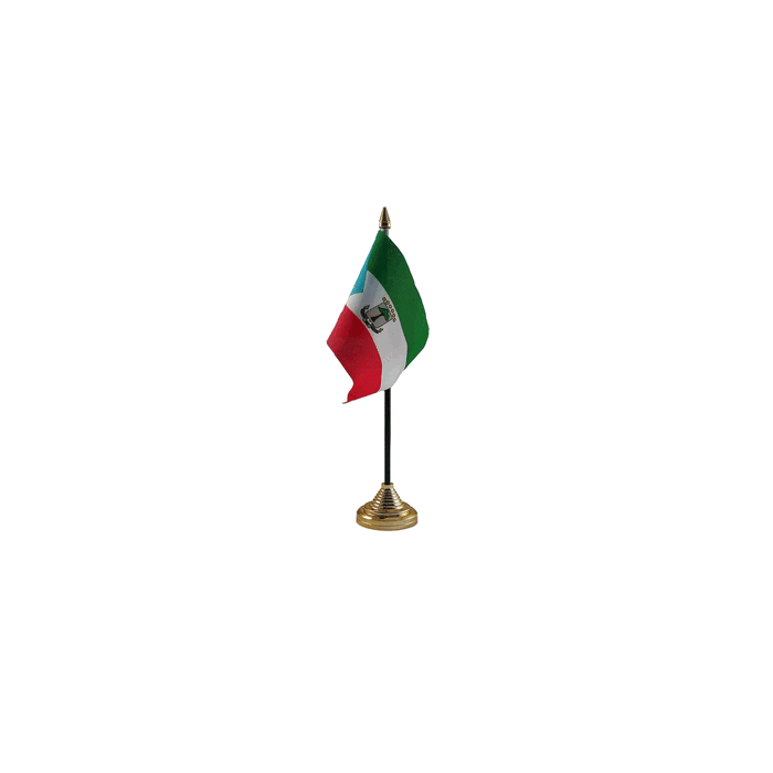 Equatorial Guinea Table Flag – 6x4in (15 x 10 cm)
