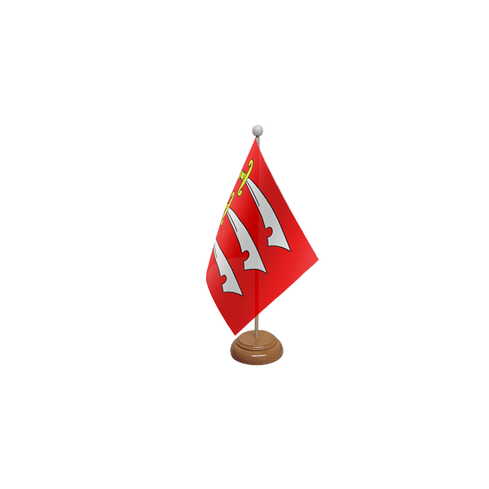 Essex Wooden Table Flag – 9x6in (22.5 x 15 cm)