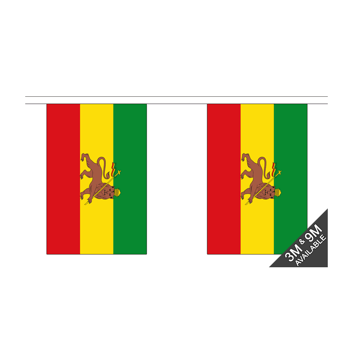 Ethiopia with Lion (Rasta) Bunting
