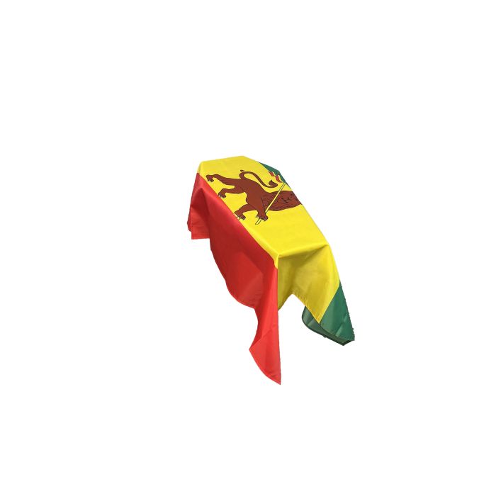 Ethiopia with Lion (Rasta) Coffin Drape Flag