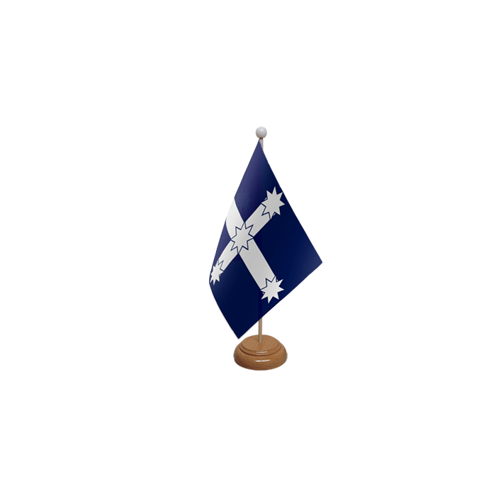 Eureka Large Wooden Table Flag – 18x12in (45 x 30 cm)