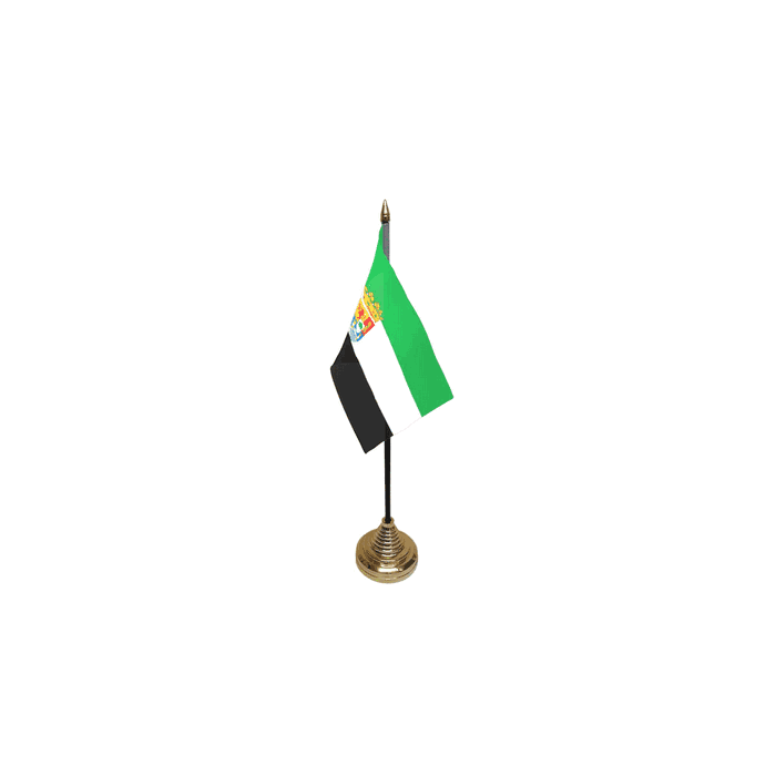 Extremadura Table Flag – 6x4in (15 x 10 cm)