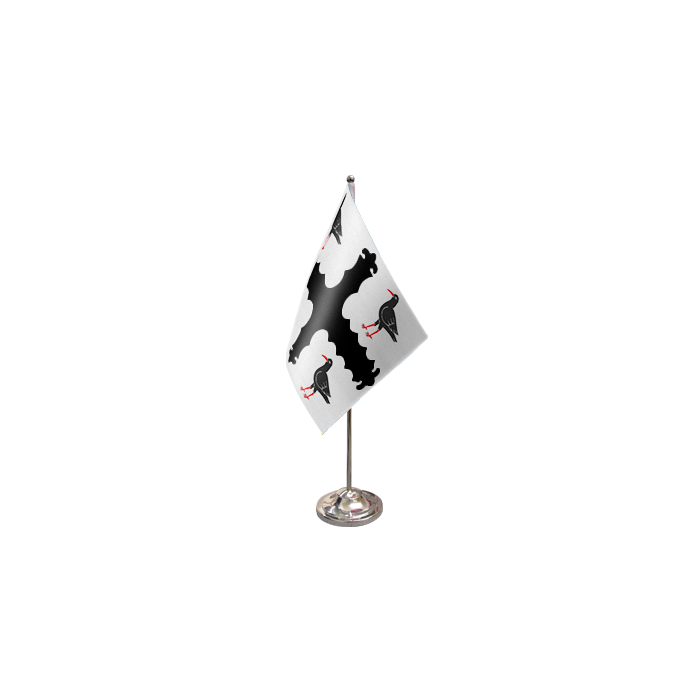 Flintshire Satin Table Flag – 9x6in (22.5 x 15 cm)