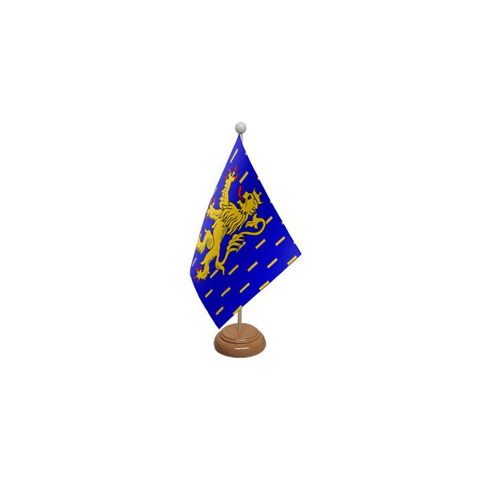 Franche-Comte Large Wooden Table Flag – 18x12in (45 x 30 cm)