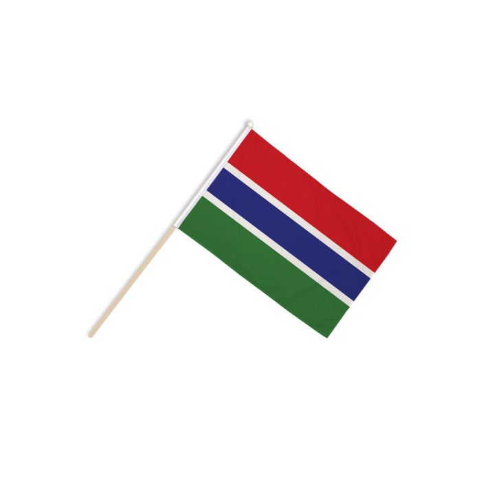 Gambia Hand Flags