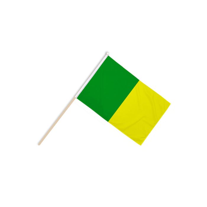 Green and Gold Irish County Large Wooden Table Flag – 18x12in (45 x 30 cm)