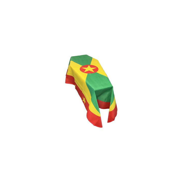 Grenada Coffin Drape Flag