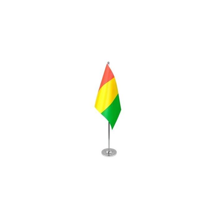 Guinea Satin Table Flag – 9x6in (22.5 x 15 cm)