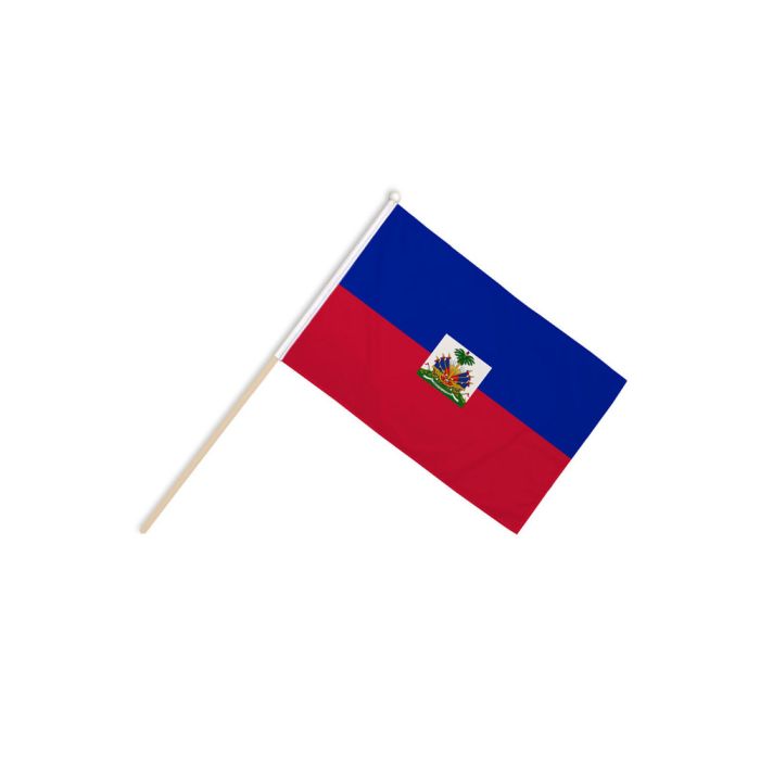 Haiti Crest Hand Flags