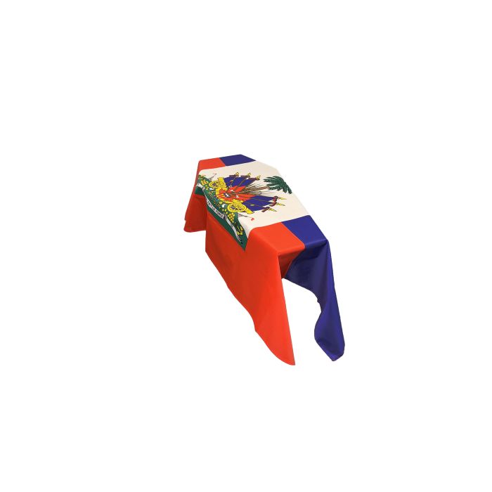 Haiti Crest Coffin Drape Flag