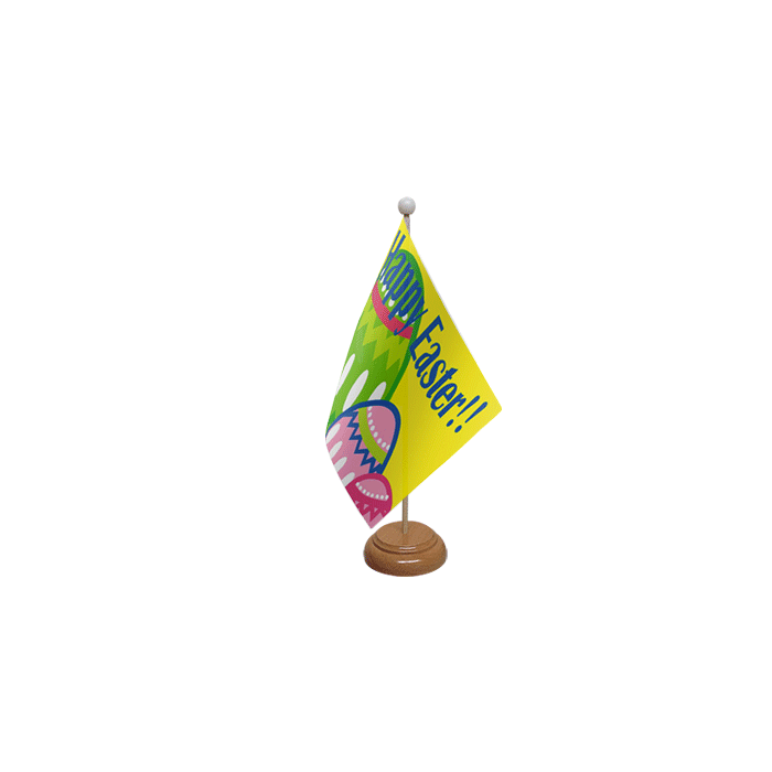 Happy Easter Table Flag – 9x6in (22.5 x 15 cm)
