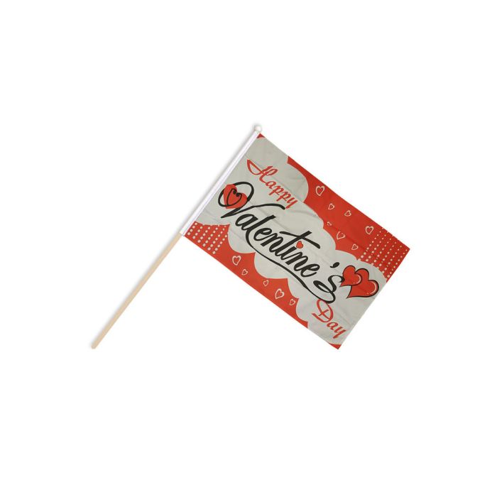 Happy Valentines Day Hand Flags