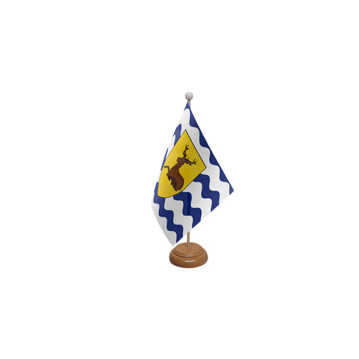 Hertfordshire Wooden Table Flag – 9x6in (22.5 x 15 cm)