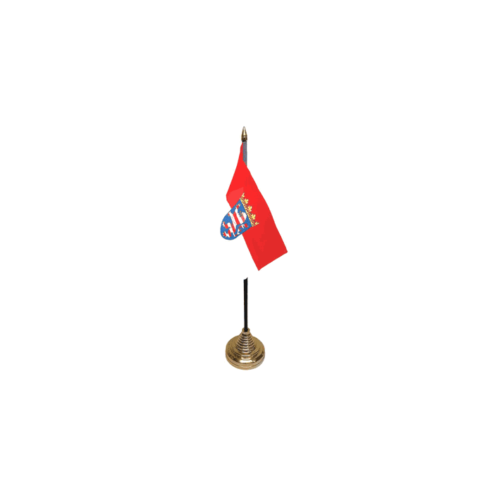 Hesse Small Table Flag – 6x4in (15 x 10 cm)